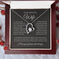 To My Beautiful Wife, How Special You Are Necklace | Forever Love Necklace with Heartfelt Message