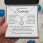 To My Beautiful Soulmate, I Found My Missing Piece Necklace | Eternal Hope Necklace with Heartfelt Message