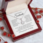 To My Beautiful Soulmate, I Found My Missing Piece Necklace | Eternal Hope Necklace with Heartfelt Message