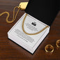 To My Man | You Make Me A Better Person | Cuban Link Chain
