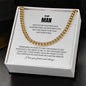 To My Man | You Make Me A Better Person | Cuban Link Chain