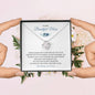 To My Beautiful Mom | Greatest Gift in the World | Love Knot Necklace with Heartfelt Message