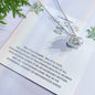 To an Amazing Mom to be | Wonderful Journey of Motherhood | Love Knot Necklace with Heartfelt Message