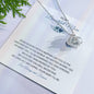 To My Beautiful Mom | Greatest Gift in the World | Love Knot Necklace with Heartfelt Message