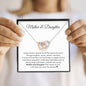 Mother Daughter | Special Bond | Interlocking Hearts Necklace with Heartfelt Message | Mothers Day