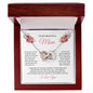 To My Amazing Mom | Love and Support | Interlocking Hearts Necklace with Heartfelt Message | Mothers Day