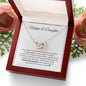 Mother Daughter | Special Bond | Interlocking Hearts Necklace with Heartfelt Message | Mothers Day