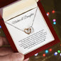 Mother Daughter | Special Bond | Interlocking Hearts Necklace with Heartfelt Message | Mothers Day