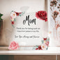 Gift for Mom | Engraved Acrylic Block Puzzle | Cool Mom Present from Daughter, Son | Heartwarming Mothers Day Gift