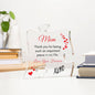 Gift for Mom | Engraved Acrylic Block Puzzle | Important Piece in my Life | Heartwarming Mothers Day Gift