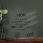 Gift for Mom | Engraved Acrylic Block Puzzle | Cool Mom Present from Daughter, Son | You are the piece that holds us together