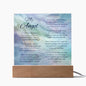 Sympathy Gift, Loss of Loved One | My Angel Poem | Acrylic Square Plaque