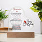 Sympathy Gift | Loss of Loved One | Remember Me Cardinal | Acrylic Heart Plaque