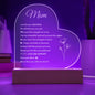 Mom Gifts from Daughter Son, Engraved Night Light Mom Gifts, Mothers Day Gifts for Mom from Daughter Son, Unique Birthday Gifts for Mom, Stepmom