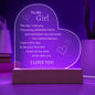 Romantic Gifts for Girlfriend, to My Girlfriend Engraved Night Light, I Love You Gifts for Her, Cute Girlfriends Birthday Anniversary Valentines Day Gifts for Her from Boyfriends