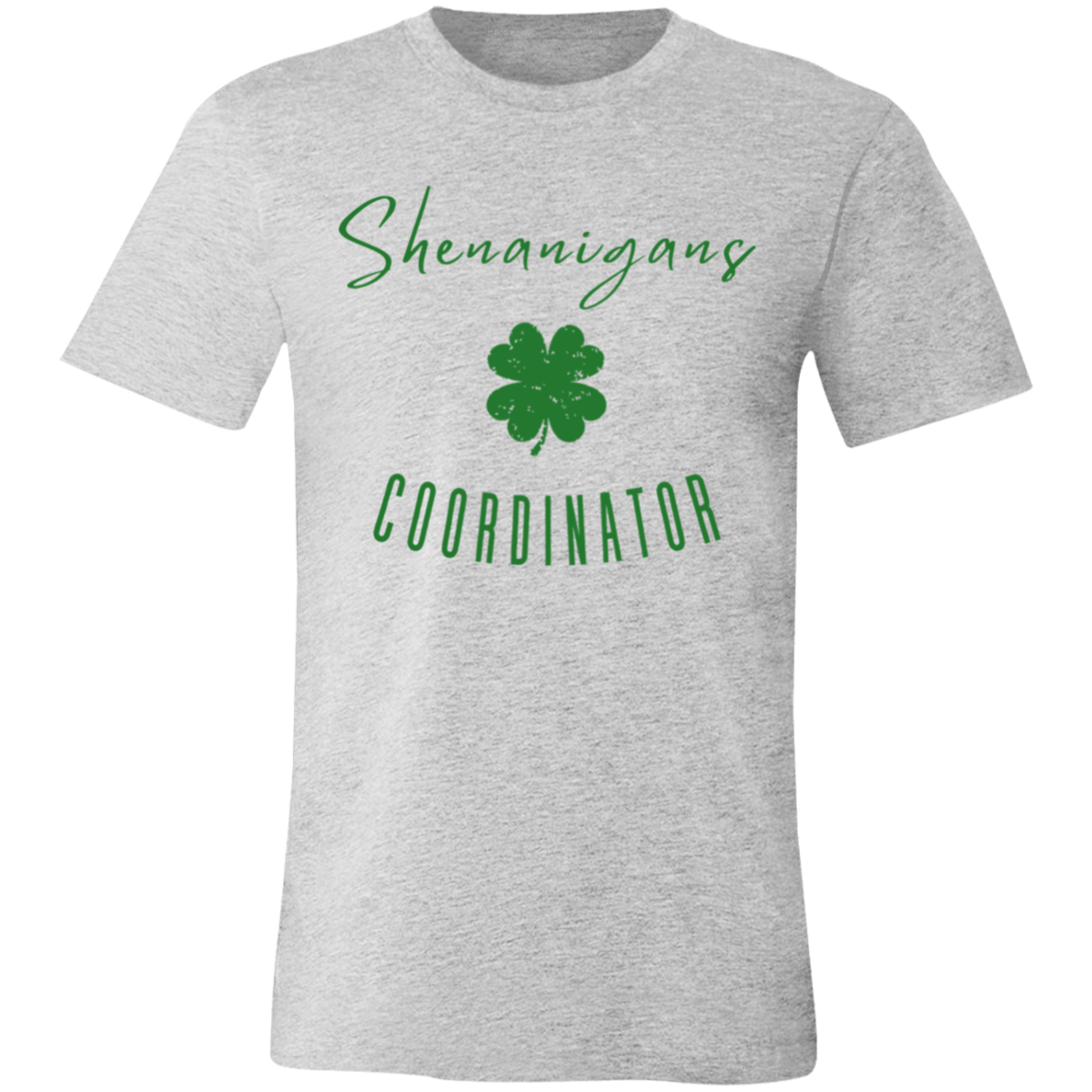 Shenanigans Coordinator T-Shirt | Saint Patrick's Day |Unisex Jersey Short-Sleeve T-Shirt