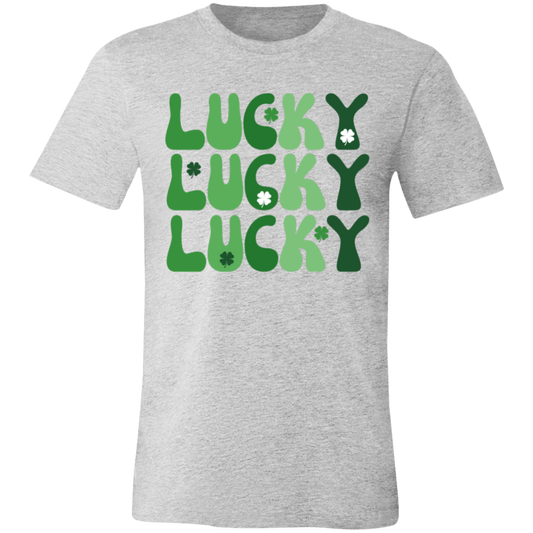 Lucky St. Patrick's Day Shirt | Unisex Jersey Short-Sleeve T-Shirt