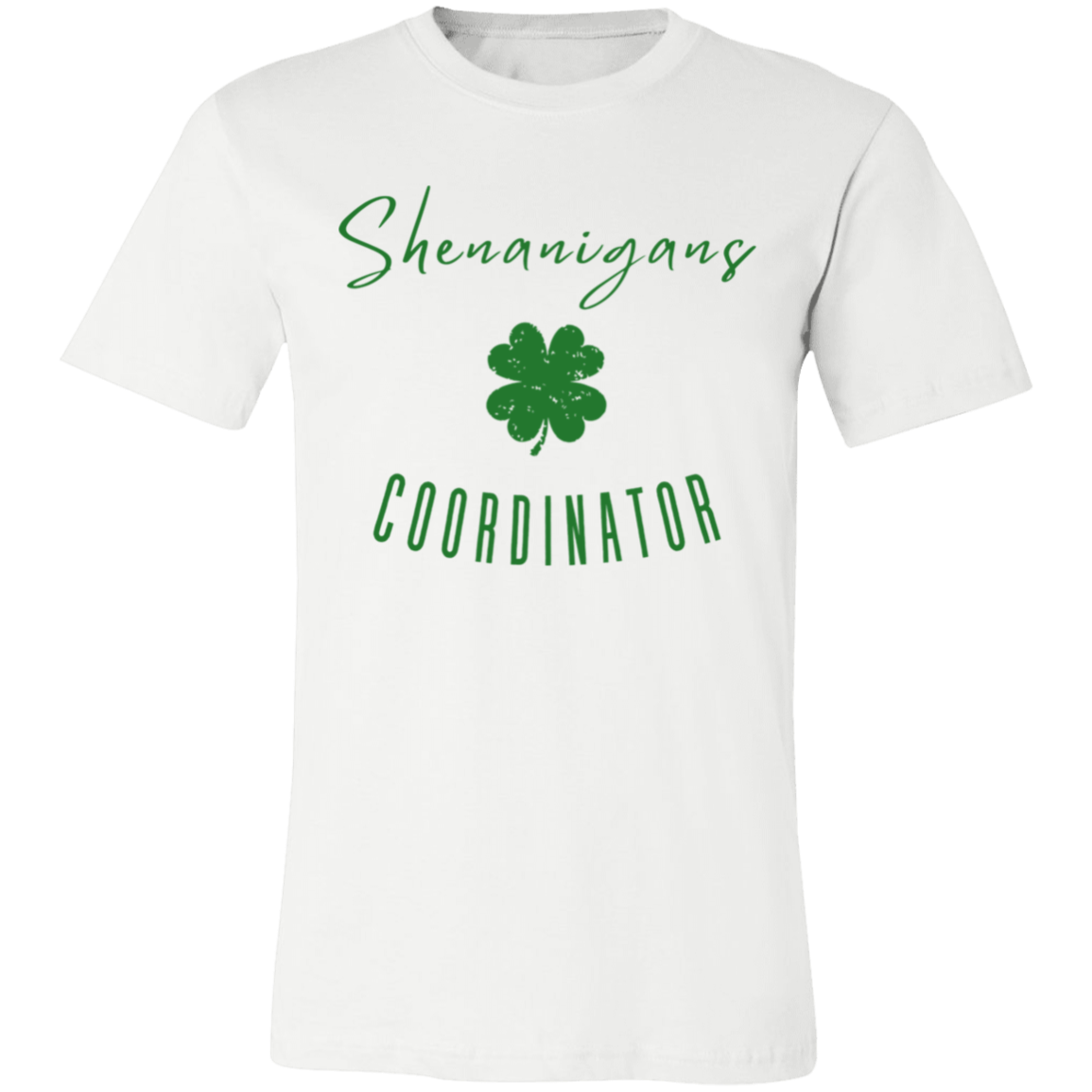 Shenanigans Coordinator T-Shirt | Saint Patrick's Day |Unisex Jersey Short-Sleeve T-Shirt