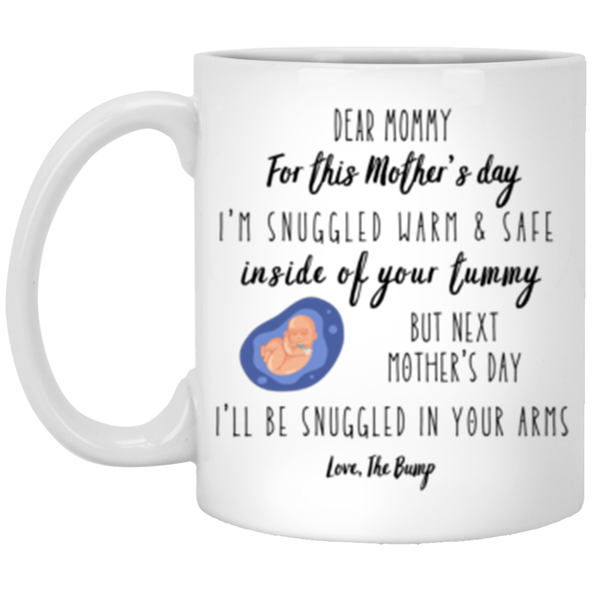 Mommy To Be Mug | Expecting Mother | Wrap around 11oz Mug