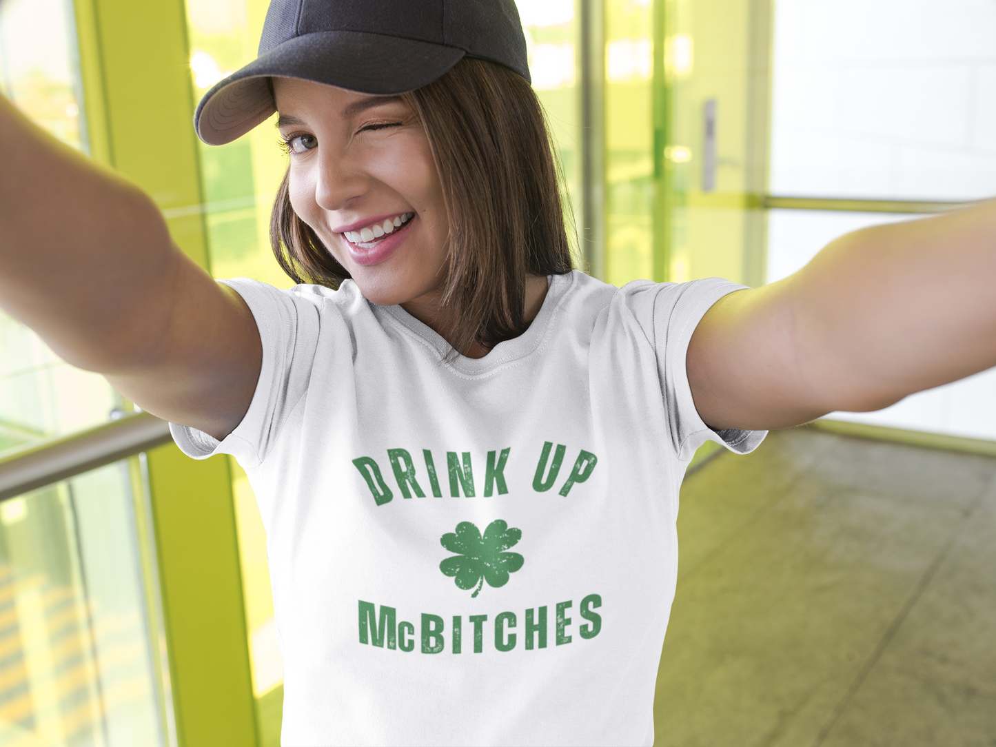 Drink Up McBitches | Saint Patrick's Day |Unisex Jersey Short-Sleeve T-Shirt